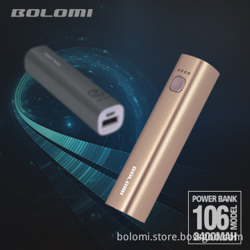 2017 emergency promotional power bank supply the metal usb charger mobile phone